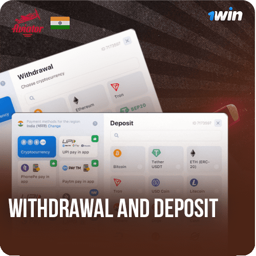 withdrawal and deposit